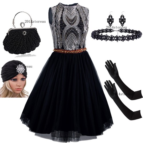 Vintage Style Black 2014 Prom Dresses